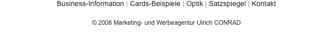 Business-Information | Cards-Beispiele | O